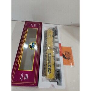 MTH 198501 O Gauge Model Railroad CSX Transportation 4 Compartment Tank  Car